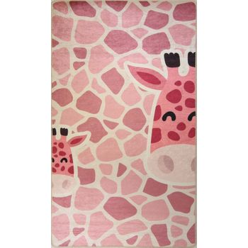 Alfombra Infantil 120 X 160 Cm - Rosa