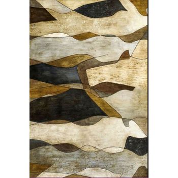 Alfombra De Interior Model 80 X 150 Cm - Beige