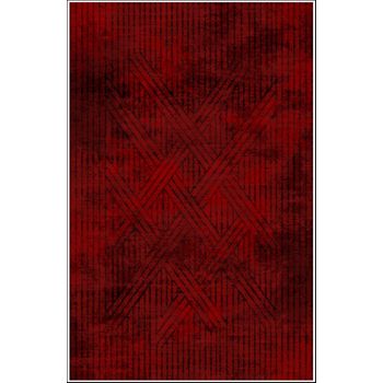 Alfombra De Salón Fisun 160 X 230 Cm - Rojo