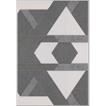 Alfombra De Salón Zino 120 X 180 Cm - Gris