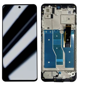 Bloque Completo Para Motorola G82 5g Lcd + Cristal Táctil Y Chasis