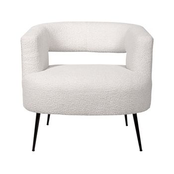 Sillón De Rizo "iris" - Blanco