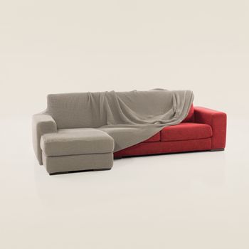 Protector Funda Sofá Chaiselongue Brazo Izquierdo Acolchado Rombos Vipalia  Gris con Ofertas en Carrefour