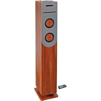 Torre De Reproductor De Cd Hp34-cd-wood - Bluetooth - Usb Inovalley