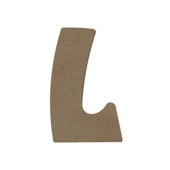 Letra L Mayúscula De Madera Mdf Para Decorar - 15 Cm