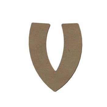 Letra V Mayúscula De Madera Mdf Para Decoración - 8 Cm