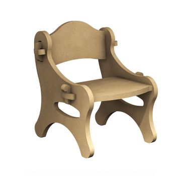 Mecedora Infantil De Madera Mdf Para Decorar