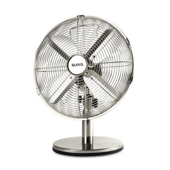 Supra Ventilador De Mesa 45cm 35w 3 Velocidades Cromo - Heole