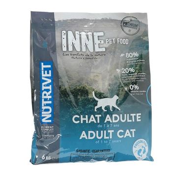 Croquetas De Pescado Interno Nutrivet - Para Gatos Adultos - 6 Kg