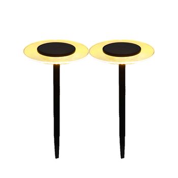 2 Balizas Solares Para Clavar En El Suelo H35cm 2x Ufo