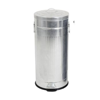 Cubo Basura De Acero C/pedal Spirellaakira50l 42,7x29,7x64,3 Blanco con  Ofertas en Carrefour