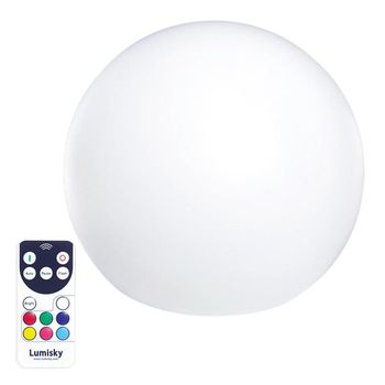 Bola De Luz Inalámbrica Flotante Led D30cm Bobby