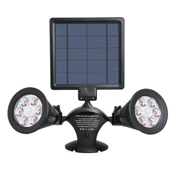 Foco Solar Doble Con Sensor 600lm Dolby