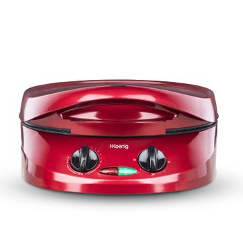 Tartera Express Trt180 H.koenig, 1800 W, Acero Inoxidable, Rojo