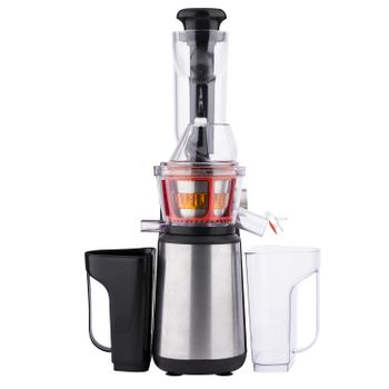 Licuadora Prensado Frío para Verduras y Frutas, Baja Velocidad 60RPM, Slow  Juicer, Boca Ancha MPM MSO-12M 150W Plata - Robots de cocina - Los mejores  precios