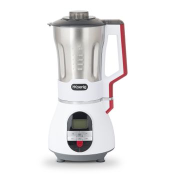 Sopera Eléctrica Y Licuadora Mxc36 H.koenig, Máquina Para Hacer Sopas, Batidos, O Salsas, 1.7 Litros, 900 W,