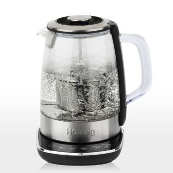 Tetera Con Silbato, Hervidor De Agua, Inducción, Vitrocerámica 3 L, Acero  Inox., Diseño Vintage Plata Smile Mcn13p con Ofertas en Carrefour