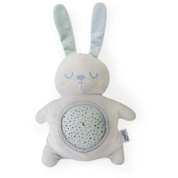 Peluche Lapin Projecteur D Etoiles Gris