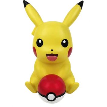 Altavoz Bluetooth Con Función De Luz Modelo Pikachu Pokeball 30cm