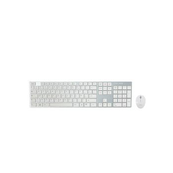 Teclado Ergonómico Con Cable Usb - Subblim Plano Silencioso Plata