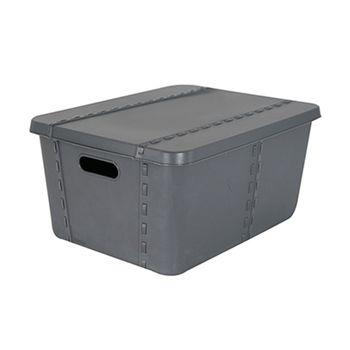 Caja Almacenamiento - 25l - Caja Almacenaje - Caja Almacenamiento Con Tapa  - Caja Almacenamiento Ropa - Nakloe con Ofertas en Carrefour