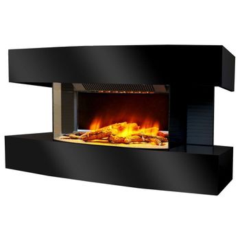 Chimenea Eléctrica Moderna De Pie Chemin'arte 102, Blanca, 2000w con  Ofertas en Carrefour