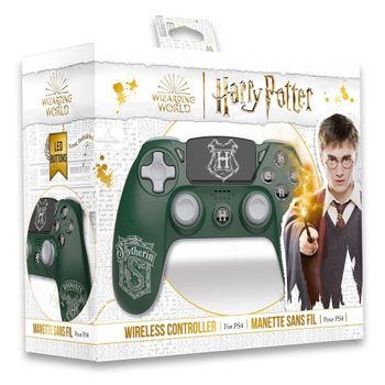 Mando Inalambrico Harry Potter Slytherin Verde Ps4