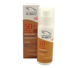 Laboratoires De Biarritz Crema Facial Color Spf 30 Golden 50 Ml