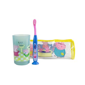 Taza Kit Cepillo De Dientes - Kit Infantil - Peppa Pig