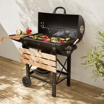 Barbacoa De Carbón Portátil Plegable Para Bbq Con Parrilla 43x29x20cm con  Ofertas en Carrefour