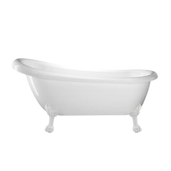 Bañera Con Patas Richmond  155 Cm Patas León Blancas