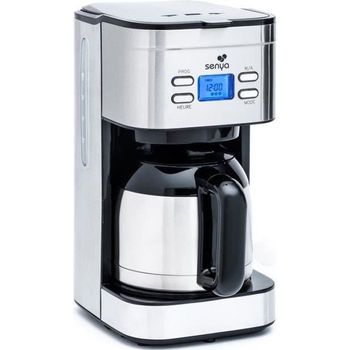 Cafetera Goteo Eléctrica 1,2l - Acero Inoxidable - Hot Coffee Senya