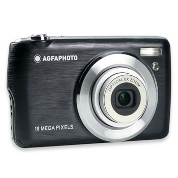 Agfa Photo Realishot Dc8200 - Cámara Digital Compacta (18mp, Vídeo Full Hd, Pantalla Lcd De 2,7", Zoom Óptico 8x, Tarjeta Sd De 16gb) Negro