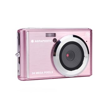 Agfa Photo Realishot Dc8200 - Cámara Digital Compacta (18mp, Vídeo Full Hd,  Pantalla Lcd De 2,7, Zoom Óptico 8x, Tarjeta Sd De 16gb) Rosa con Ofertas  en Carrefour