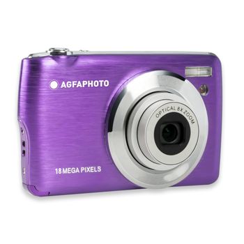 Agfa Photo Realishot Dc8200 - Cámara Digital Compacta (18mp, Vídeo Full Hd, Pantalla Lcd De 2,7", Zoom Óptico 8x, Tarjeta Sd De 16gb) Violeta