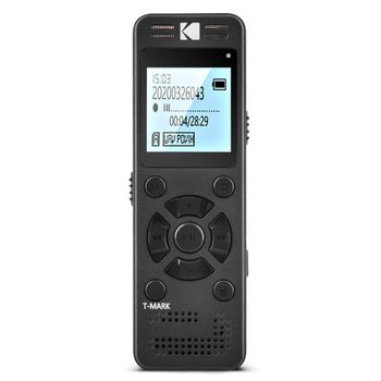 Kodak High - Intensity Vrc350 Grabadora De Voz Digital | Mini Dictáfono Recargable Activado Por Voz Con Batería De Litio Y Mp3 | Dispositivo De Escucha Activado Por Voz