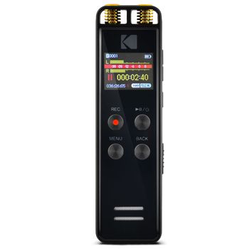 Kodak High - Intensity Vrc550 Grabadora De Voz Digital | Mini Dictáfono Recargable Activado Por Voz Con Batería De Litio Y Mp3 | Dispositivo De Escucha Activado Por Voz