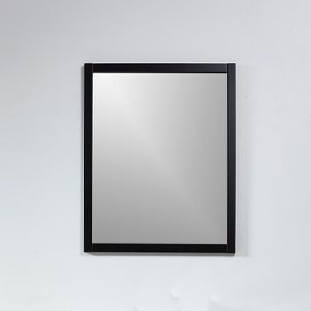 Espejo Neo Rectangular 56x70cm Con Marco Negro Mate