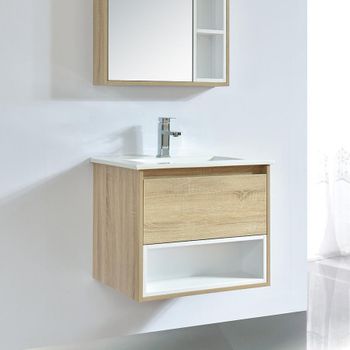 Mueble De Lavabo Frame 60 Cm Color Roble