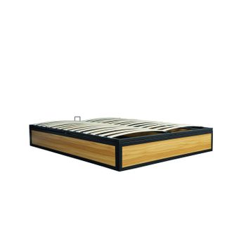 Cama Con Caja De Almacenaje Industrial 140 X 190 Jersey