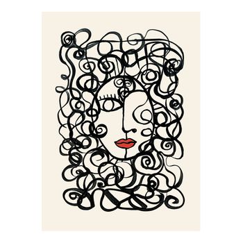 Art - Póster De Firma - Póster De Pared - Formato Retrato - Papel Fine Art Mate 270g - Diseño Medusa - 21x30 Cm