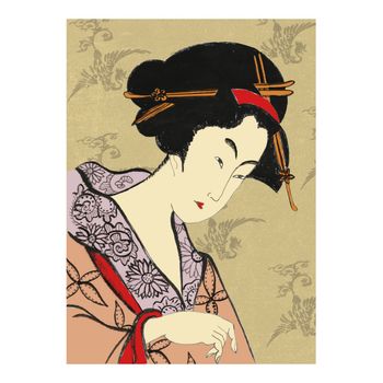 Japan - Signature Poster - Wall Poster - Formato Retrato - Papel Fine Art Mate 270g - Diseño Geisha - 40x60 Cm