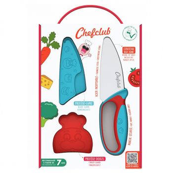 Cuchillo Cebollero Azul Y Rojo Chefclub