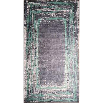 Alfombra De Interior Ring 80 X 150 Cm - Verde