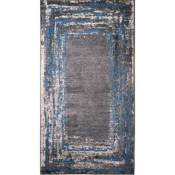 Alfombra De Interior Ring 160 X 230 Cm - Azul