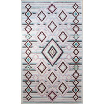 Alfombra De Interior Berbere 80 X 150 Cm - Rosa