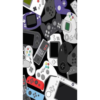 Alfombra De Interior Gamer 80 X 150 Cm - Negro