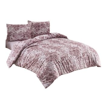 Juego De Cama Sofrano 260 X 240 Cm - Rosa