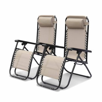 Lote De 2 Sillones Relax Plegables | Sweeek