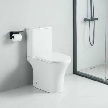 Combo Inodoro Completo Redondo, Blanco Brillo, Fondo Reducido Con  Cisterna Y Bidet A Suelo, Adosado A Pared Con Salida Dual con Ofertas en  Carrefour